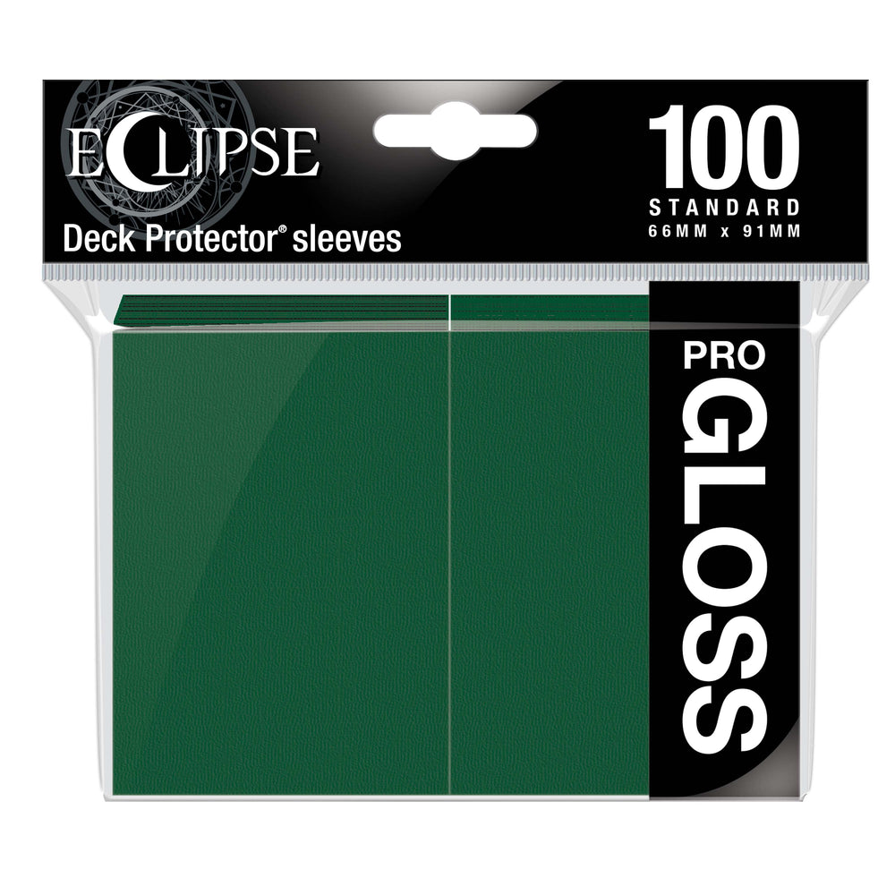 Ultra PRO: Standard 100ct Sleeves - Eclipse Gloss (Forest Green)