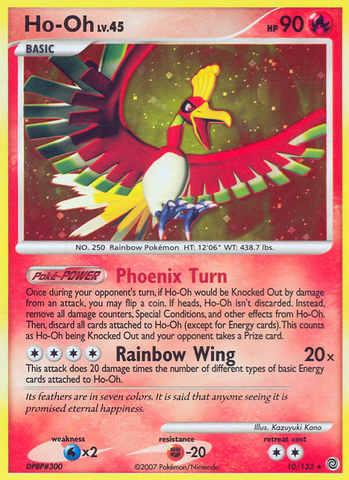 Ho-Oh (10/132) [Diamond & Pearl: Secret Wonders]