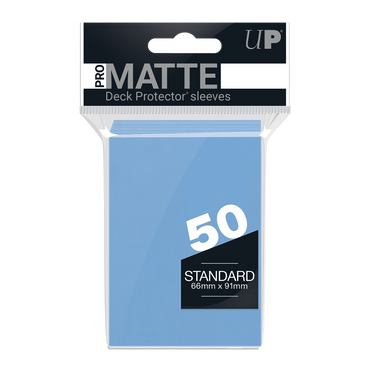 Ultra PRO: Standard 50ct Sleeves - PRO-Matte (Light Blue)