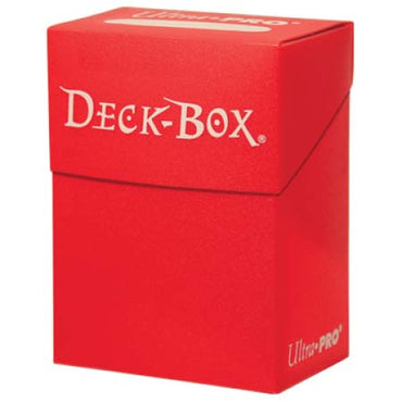 Ultra PRO: Deck Box - Solid Color (Red)