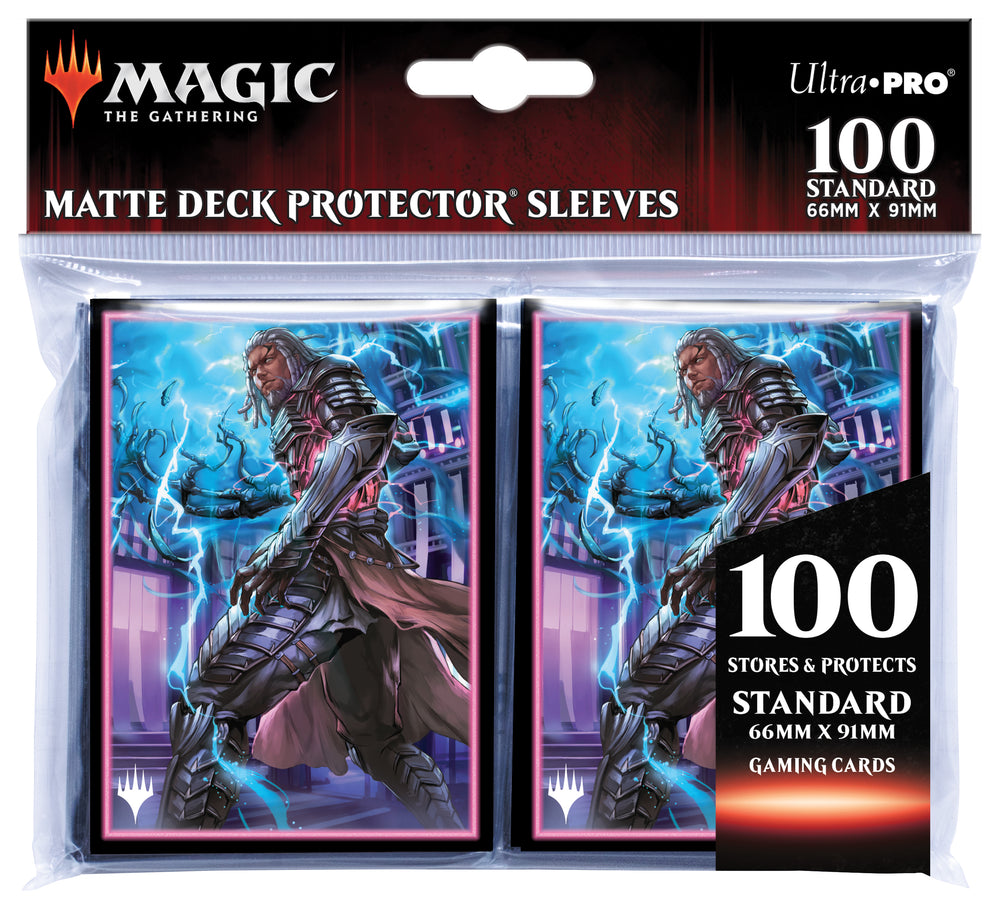 Ultra PRO: Standard 100ct Sleeves - Kamigawa Neon Dynasty (Tezzeret, Betrayer of Flesh)