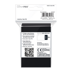 Ultra PRO: Small 60ct Sleeves - PRO-Gloss (Black)