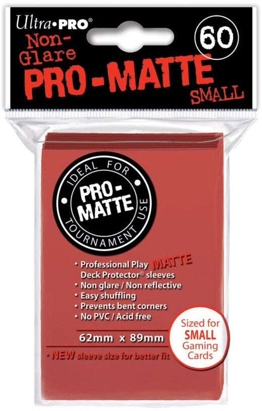 Ultra PRO: Small 60ct Sleeves - PRO-Matte (Peach / Non-Glare)