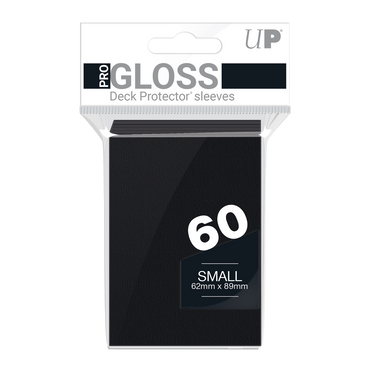 Ultra PRO: Small 60ct Sleeves - PRO-Gloss (Black)