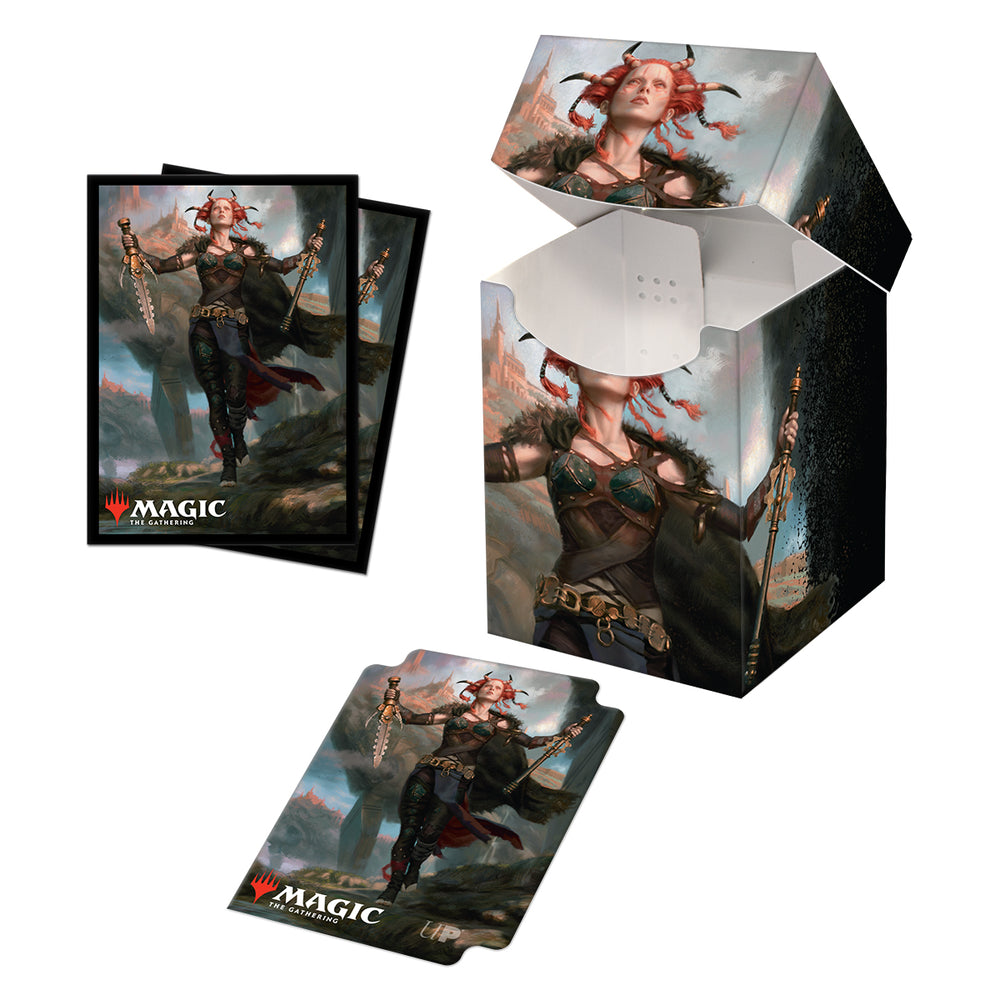 Ultra PRO: Deck Box and Sleeves Combo - Commander Legends (Jeska, Thrice Reborn)