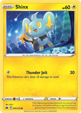 Shinx (040/159) (40) [Sword & Shield: Crown Zenith]