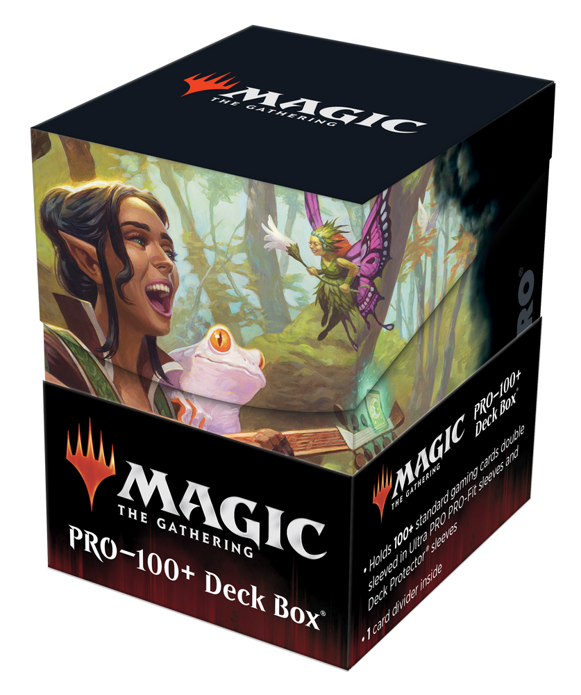 Ultra PRO: 100+ Deck Box - Adventures in the Forgotten Realms (Ellywick Tumblestrum)