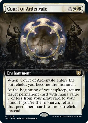 Court of Ardenvale (Extended Art) [Wilds of Eldraine Commander]