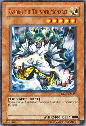 Zaborg the Thunder Monarch (Bronze) [DL09-EN009] Rare