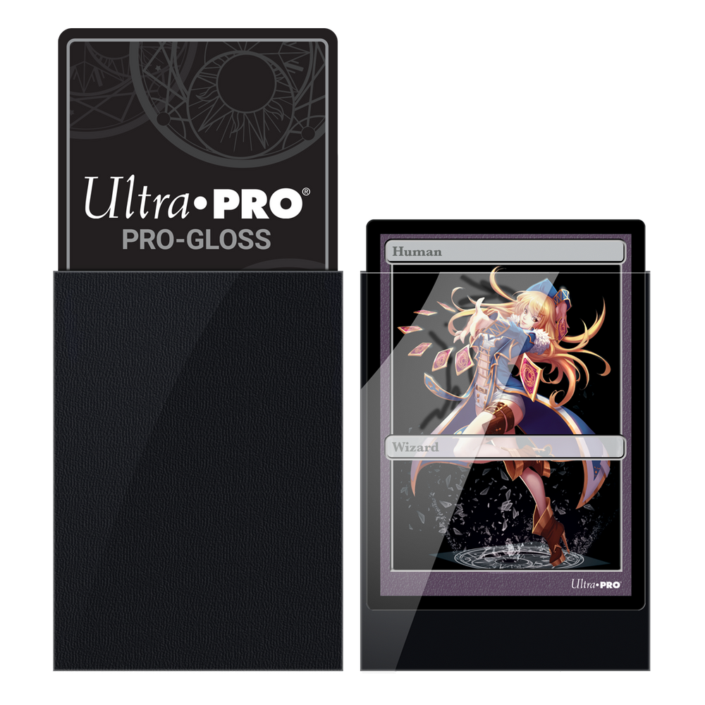 Ultra PRO: Small 60ct Sleeves - PRO-Gloss (Black)