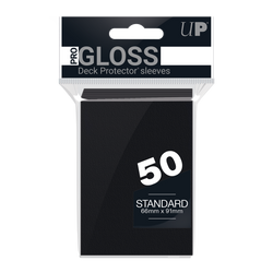 Ultra PRO: Standard 50ct Sleeves - PRO-Gloss (Black)