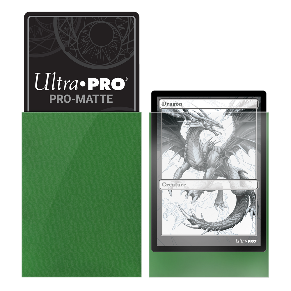 Ultra PRO: Standard 50ct Sleeves - PRO-Matte (Green)