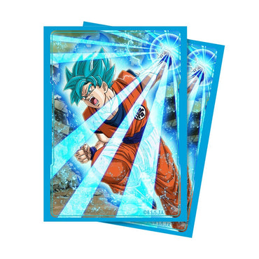 Ultra PRO: Standard 65ct Sleeves - Dragon Ball Super (Super Saiyan Blue Son Goku)