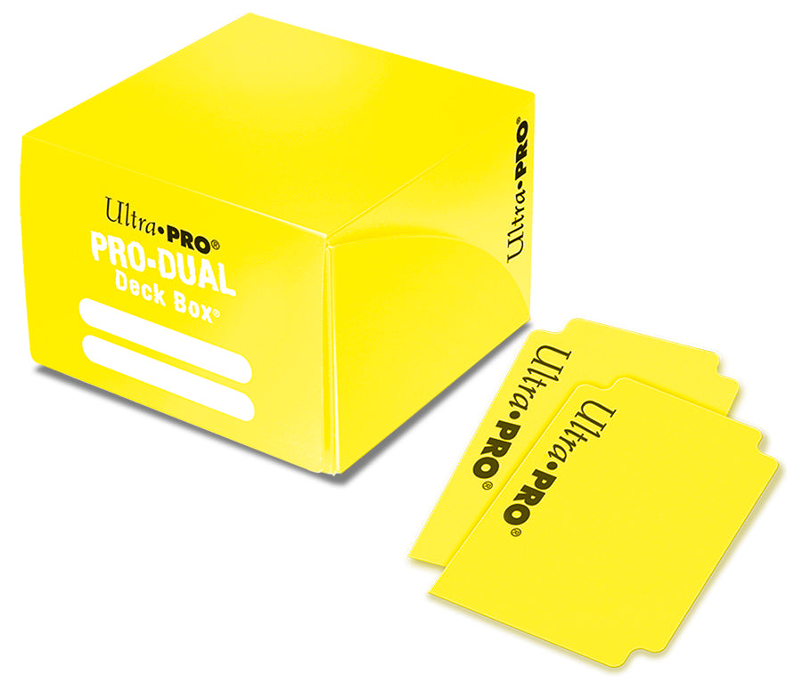 Ultra PRO: Deck Box - PRO-Dual (Standard - Yellow)