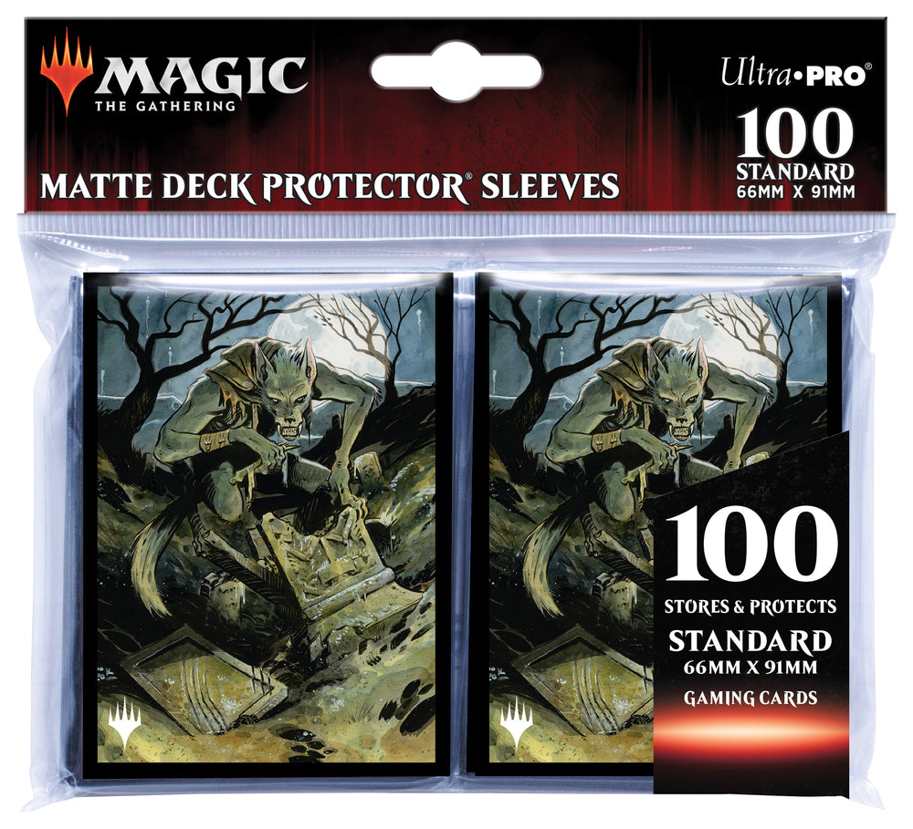 Ultra PRO: Standard 100ct Sleeves - Innistrad Midnight Hunt (Graveyard Glutton)