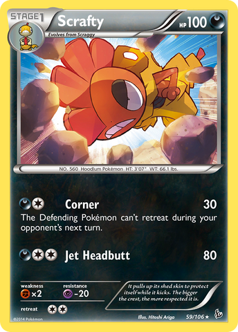 Scrafty (59/106) [XY: Flashfire]