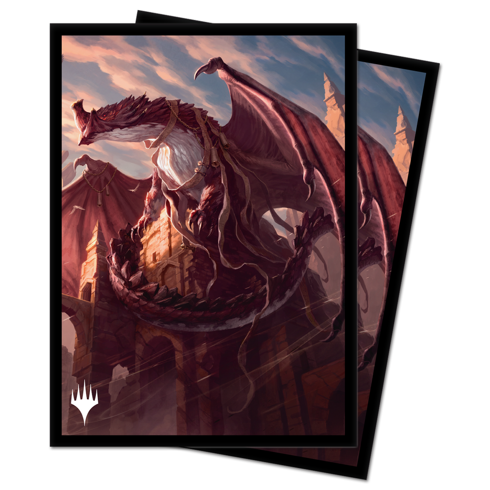 Ultra PRO: Standard 100ct Sleeves - Strixhaven (Velomachus Lorehold)