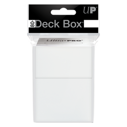 Ultra PRO: 80+ Deck Box - White