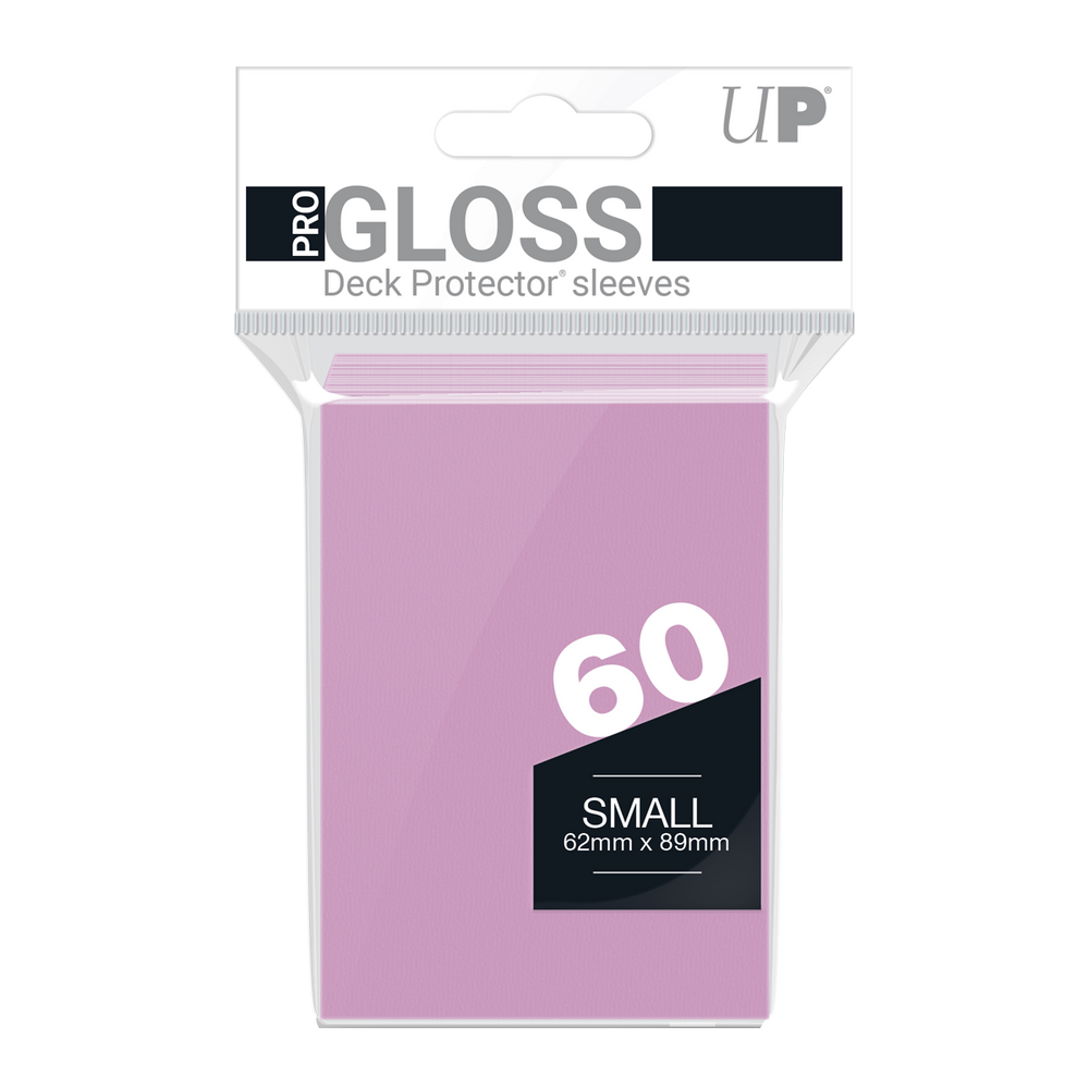 Ultra PRO: Small 60ct Sleeves - PRO-Gloss (Pink)