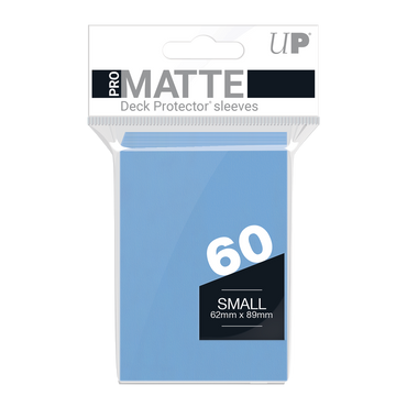 Ultra PRO: Small 60ct Sleeves - PRO-Matte (Light Blue)