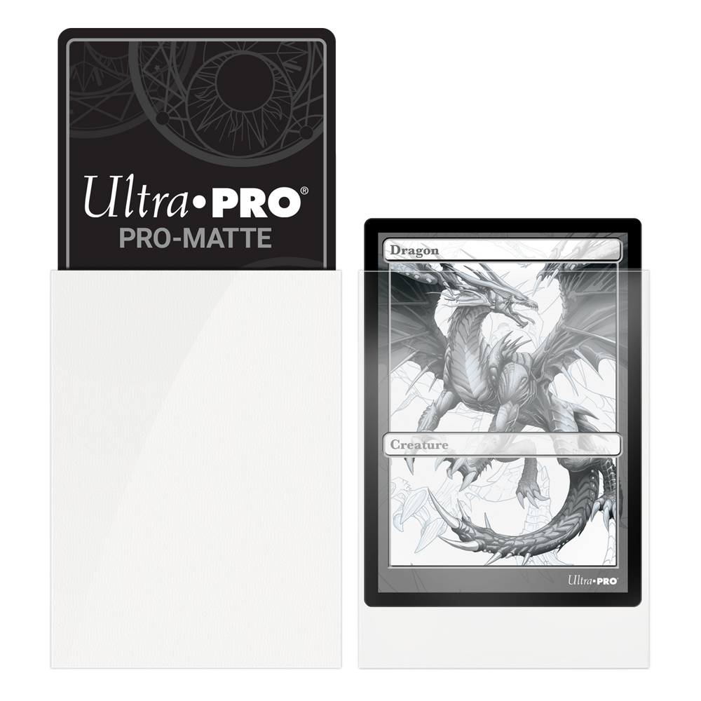 Ultra PRO: Standard 100ct Sleeves - PRO-Matte (White)