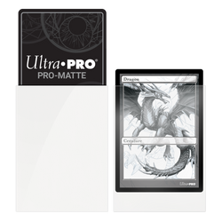 Ultra PRO: Standard 100ct Sleeves - PRO-Matte (White)