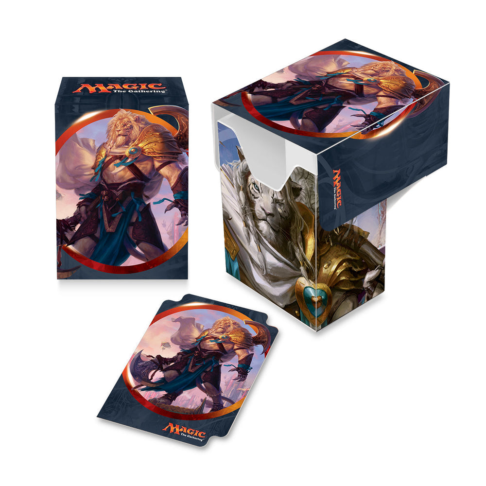 Ultra PRO: Deck Box - Full-View (Aether Revolt - Ajani Unyielding)