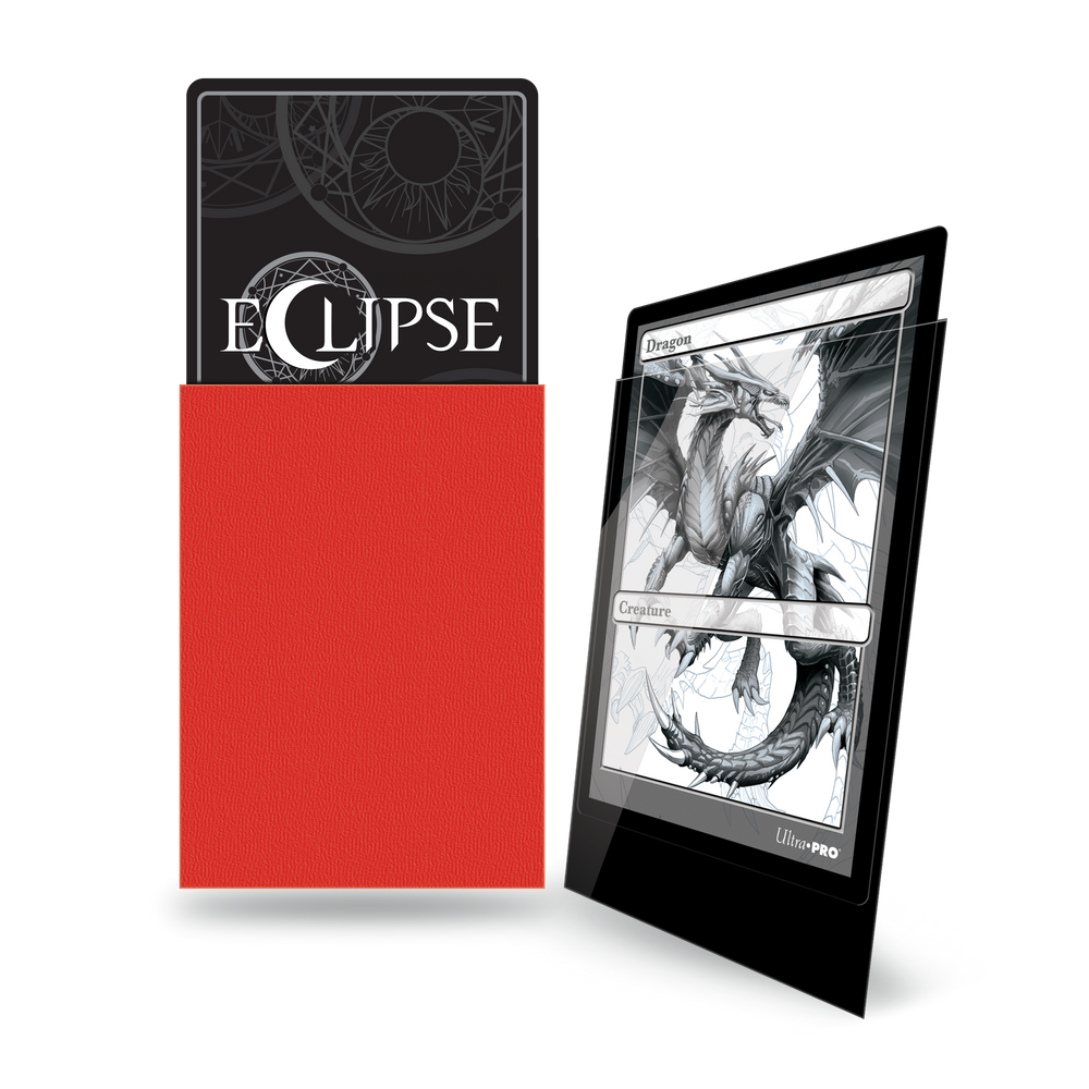 Ultra PRO: Standard 100ct Sleeves - Eclipse Gloss (Apple Red)