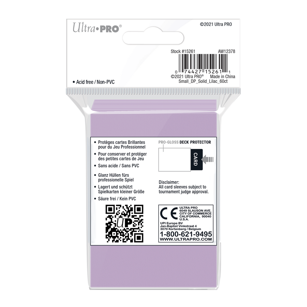 Ultra PRO: Small 60ct Sleeves - PRO-Gloss (Lilac)