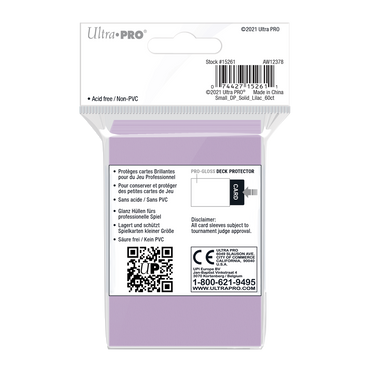 Ultra PRO: Small 60ct Sleeves - PRO-Gloss (Lilac)