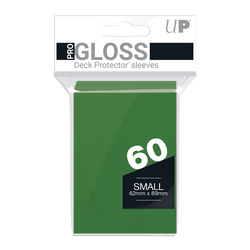 Ultra PRO: Small 60ct Sleeves - PRO-Gloss (Green)