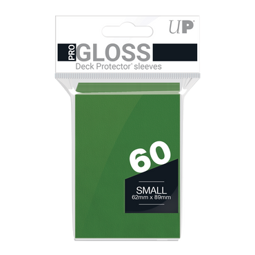 Ultra PRO: Small 60ct Sleeves - PRO-Gloss (Green)