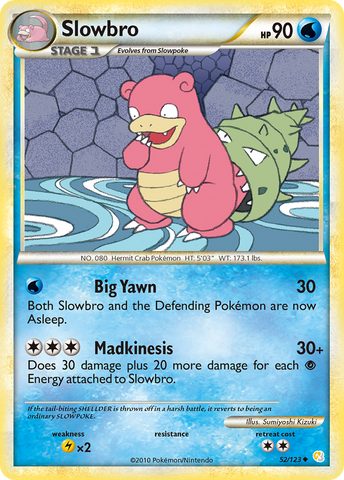 Slowbro (52/123) [HeartGold & SoulSilver: Base Set]