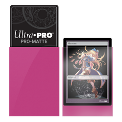 Ultra PRO: Small 60ct Sleeves - PRO-Matte (Bright Pink)