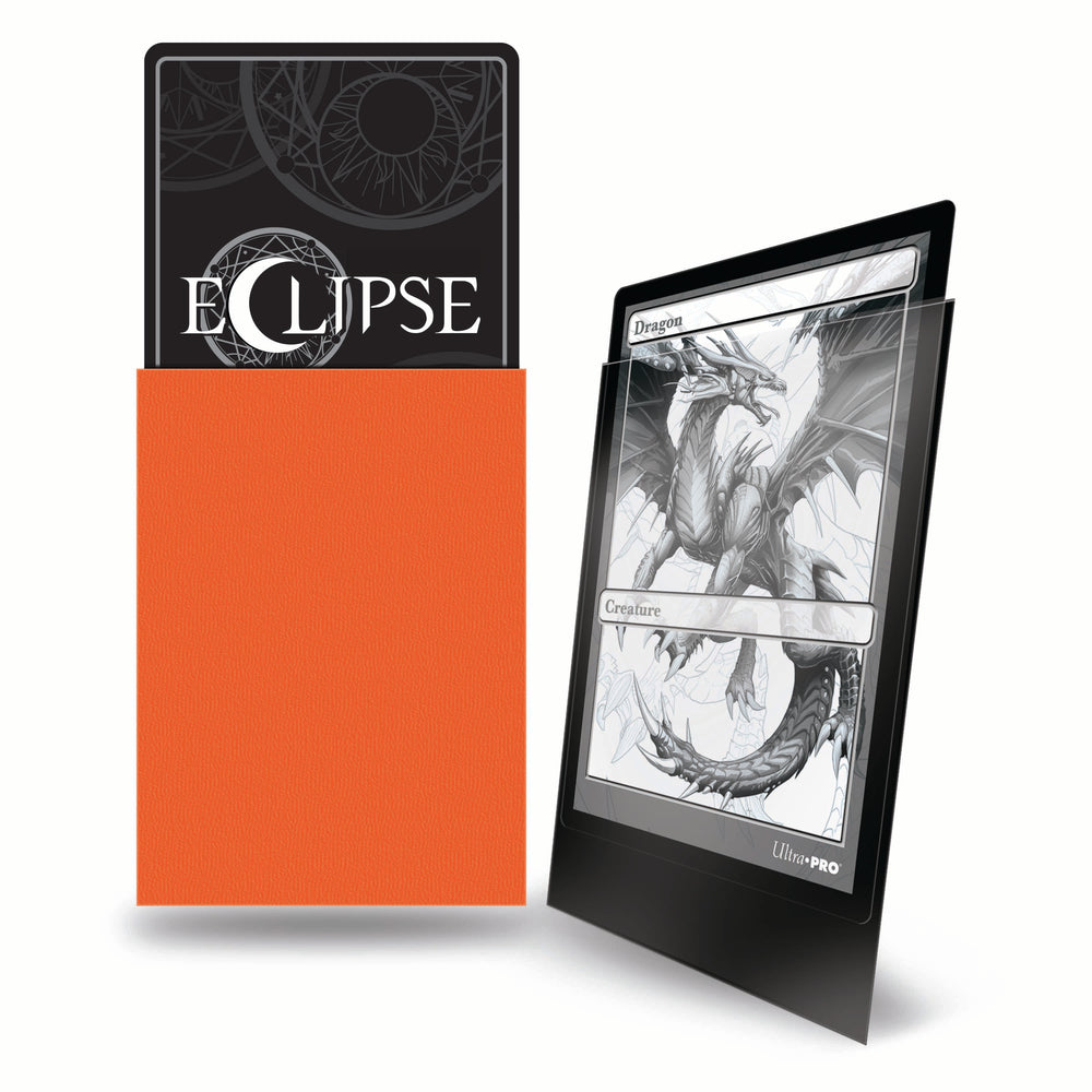 Ultra PRO: Standard 100ct Sleeves - Eclipse Matte (Pumpkin Orange)