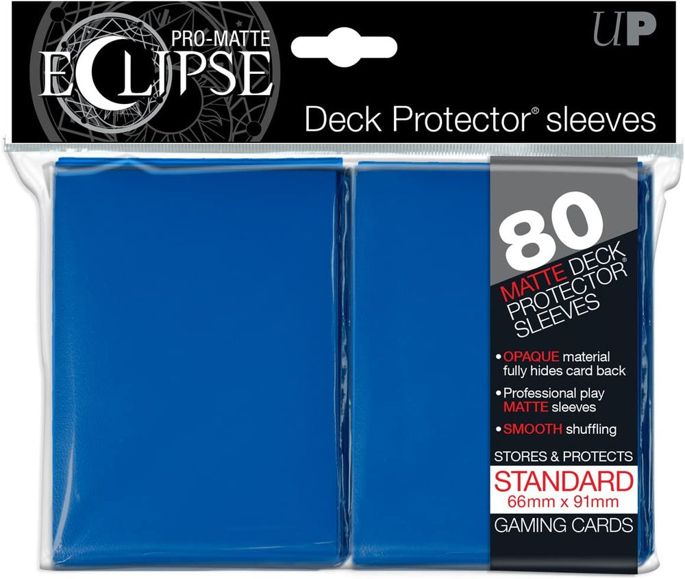 Ultra PRO: Standard 80ct Sleeves - PRO-Matte Eclipse (Blue)