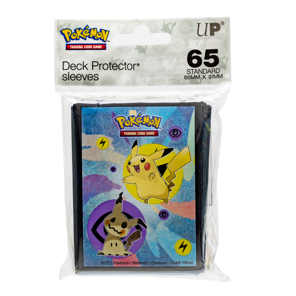 Ultra PRO: Standard 65ct Sleeves - Pokemon (Pikachu & Mimikyu)