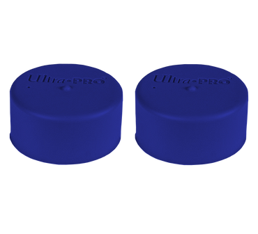 Ultra PRO: Playmat Tube Caps - Standard Blue (2-Pack)