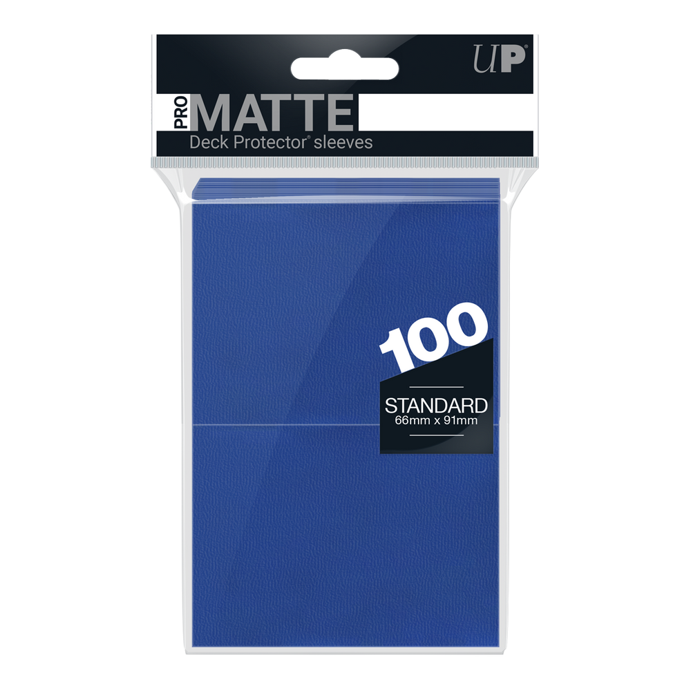 Ultra PRO: Standard 100ct Sleeves - PRO-Matte (Blue)