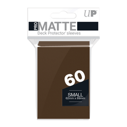 Ultra PRO: Small 60ct Sleeves - PRO-Matte (Brown)