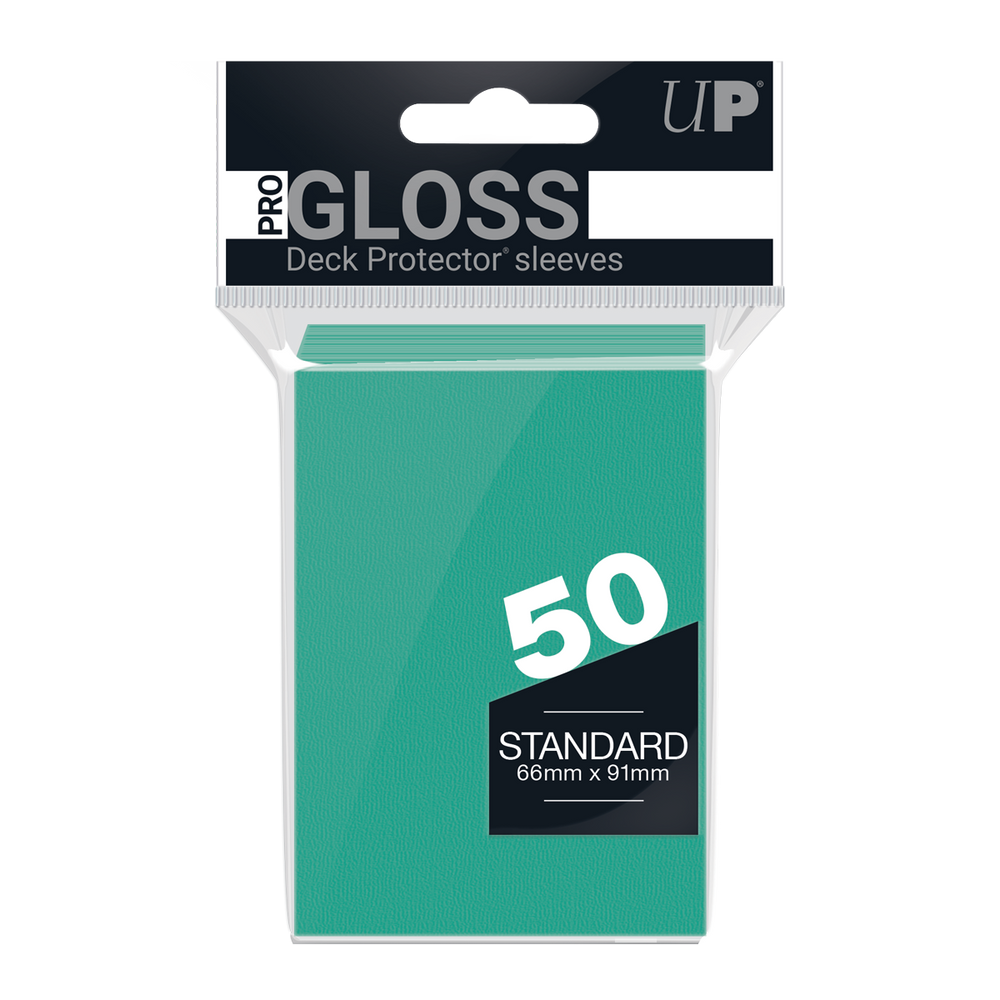 Ultra PRO: Standard 50ct Sleeves - PRO-Gloss (Aqua)