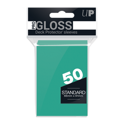 Ultra PRO: Standard 50ct Sleeves - PRO-Gloss (Aqua)