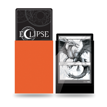 Ultra PRO: Standard 100ct Sleeves - Eclipse Gloss (Pumpkin Orange)