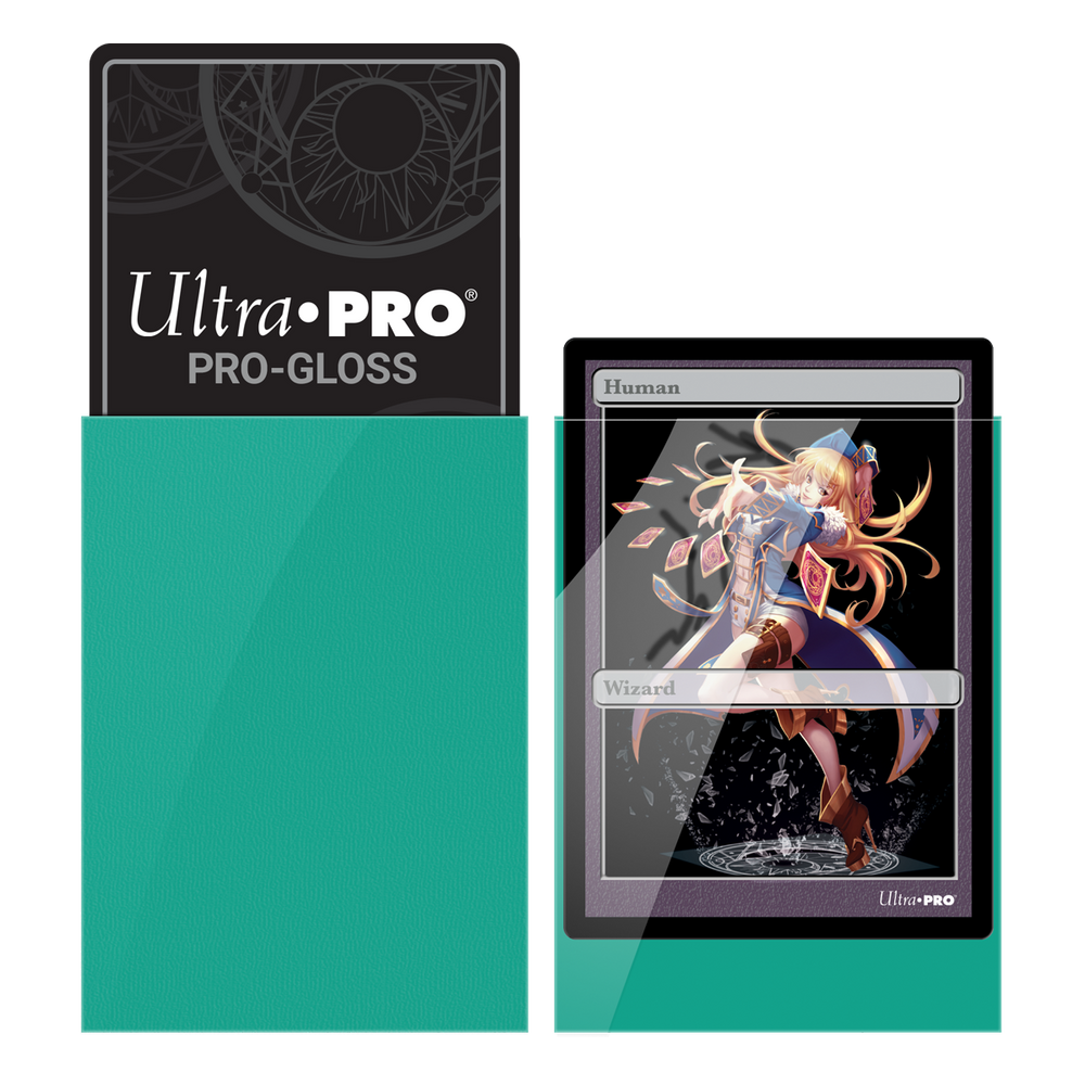 Ultra PRO: Small 60ct Sleeves - PRO-Gloss (Aqua)