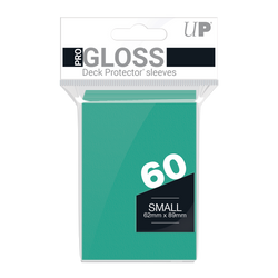 Ultra PRO: Small 60ct Sleeves - PRO-Gloss (Aqua)