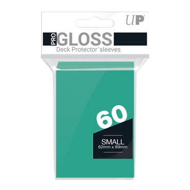 Ultra PRO: Small 60ct Sleeves - PRO-Gloss (Aqua)