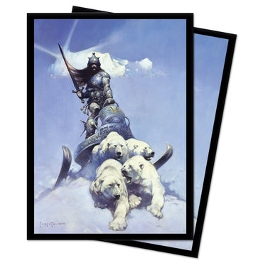 Ultra PRO: Standard 100ct Sleeves - Frank Frazetta (Silver Warrior)