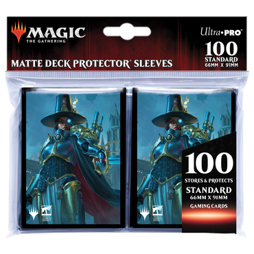 Ultra PRO: Standard 100ct Sleeves - Warhammer 40k Commander Deck (Inquisitor Greyfax)