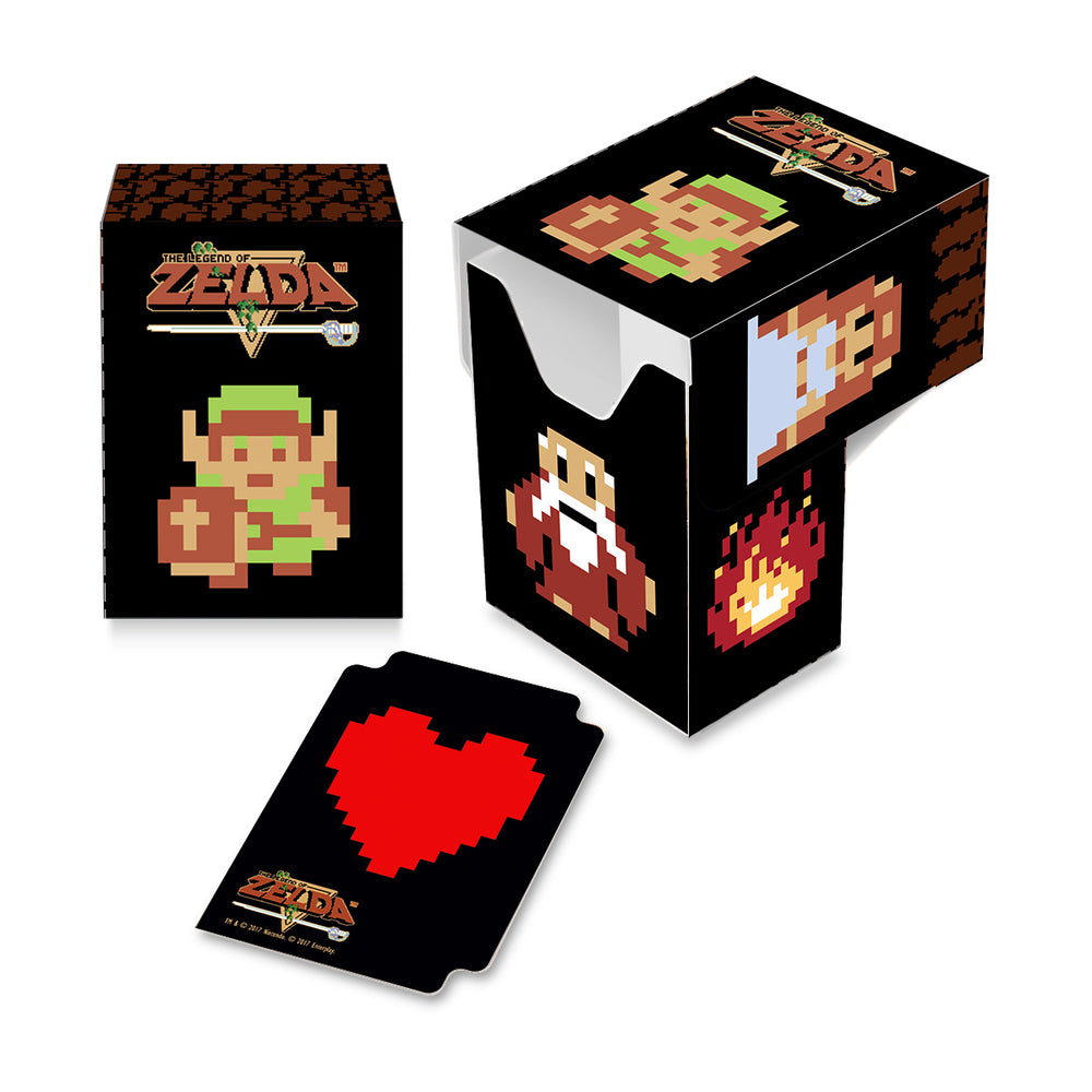 Ultra PRO: Deck Box - Full-View (The Legend of Zelda - 8-bit)