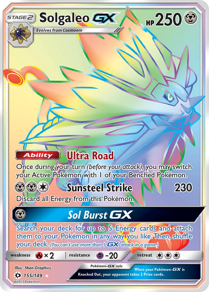 Solgaleo GX (155/149) [Sun & Moon: Base Set]